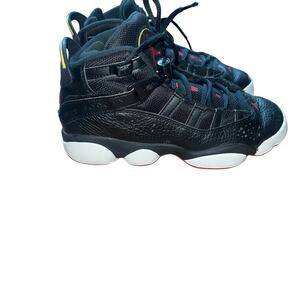 Nike Air Jordan 13 Retro 6 Rings Trainers Sneakers Black White Red Size 4.5Y